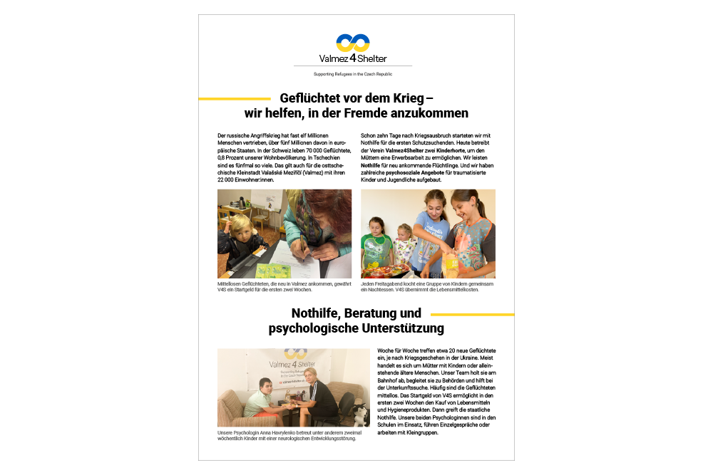 Neues Faltblatt
